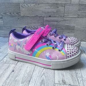 Skechers Pink and Purple Unicorn Sneakers